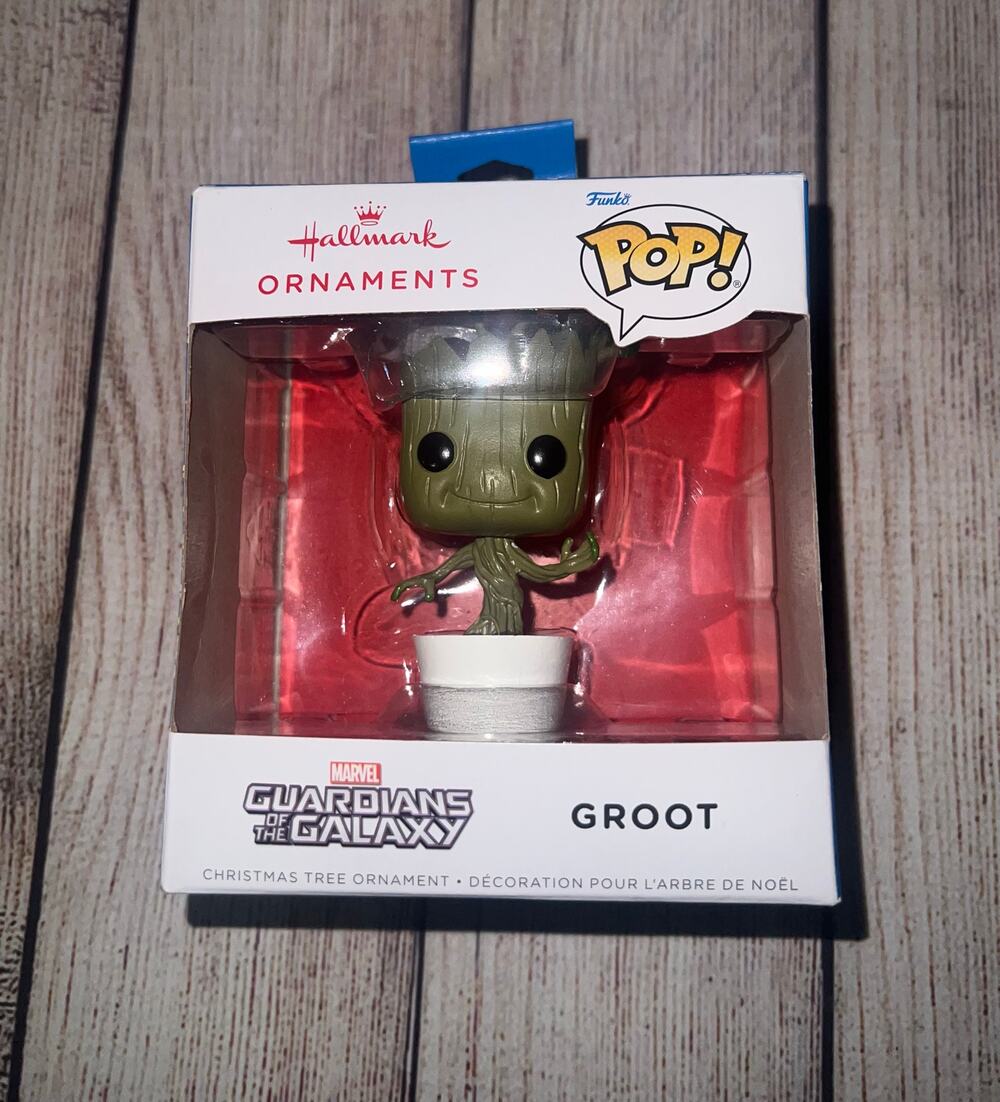 HALLMARK FUNKO POP MARVEL GROOT CHRISTMAS ORNAMENT New in Box NIB